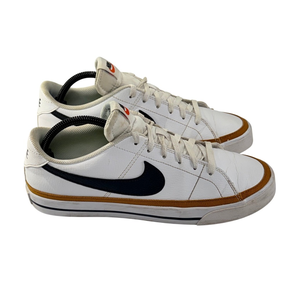 Nike Court Legacy Next Nature Sneakers Womens 11 White Black Desert Ochre Casual